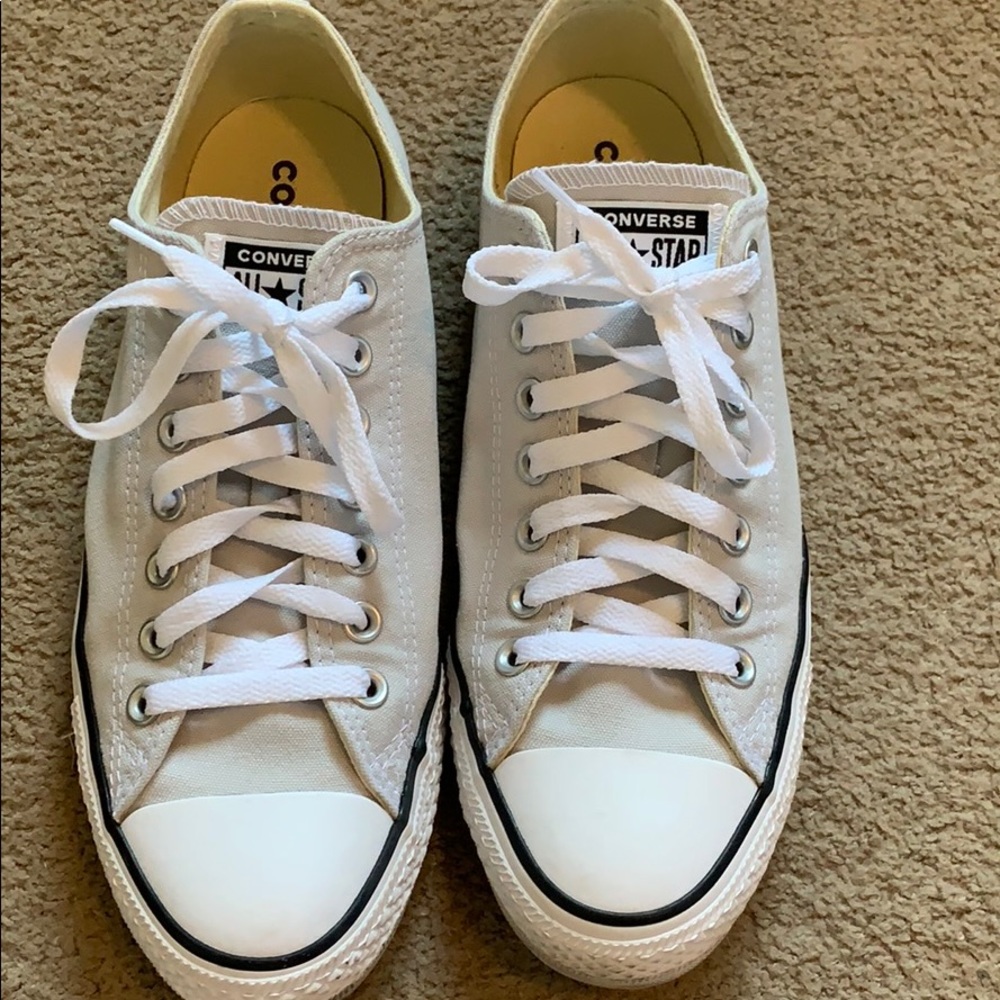 Light grey Converse